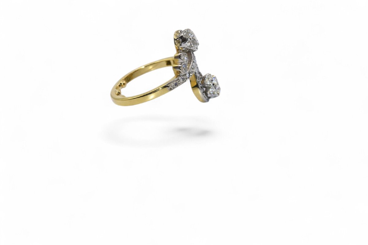 Art Nouveau Diamond Ring-photo-2