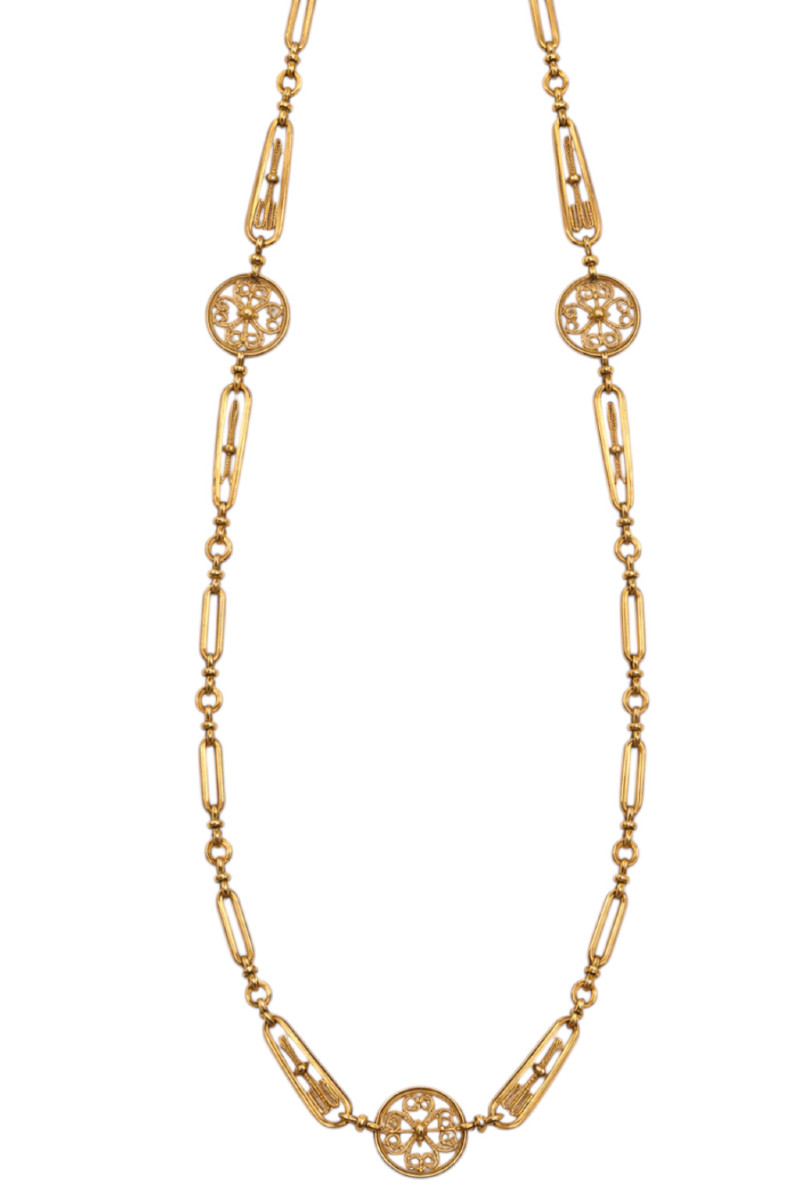 Gold Necklace, 150 Cm