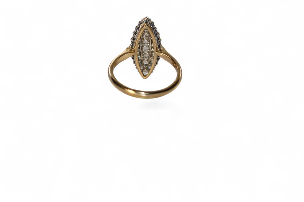 Bague Marquise Diamants 1905-photo-3