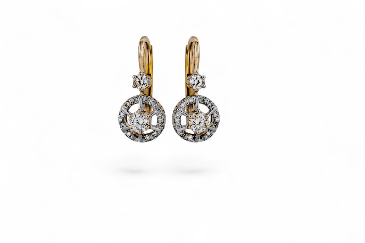 Dormeuse Earrings Diamonds