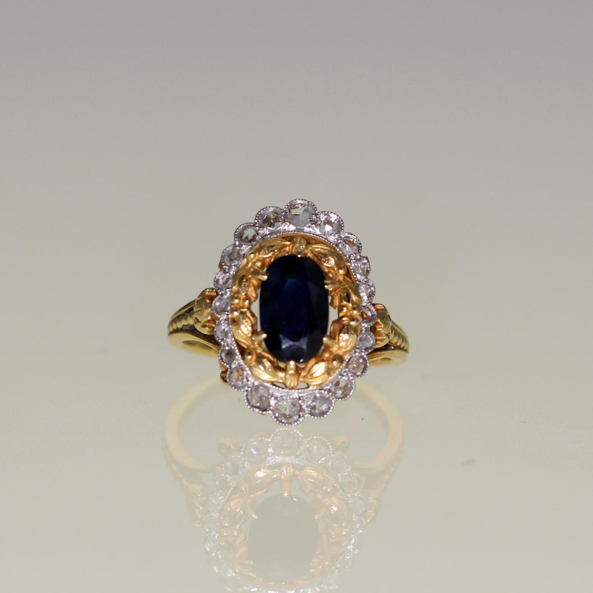 Bague saphir 1900