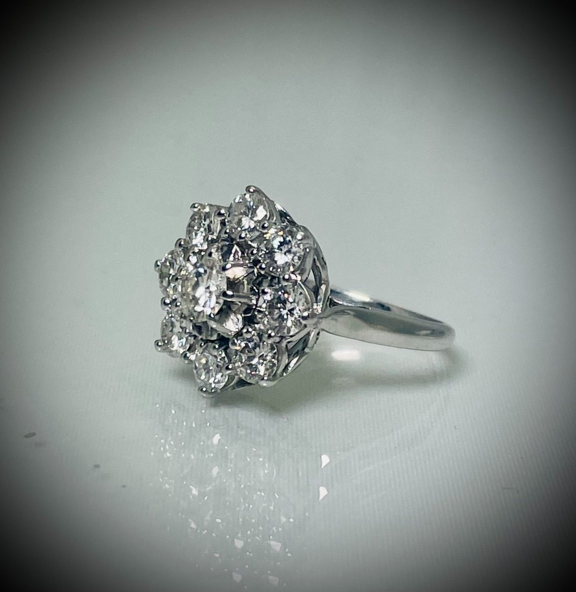 Bague Marguerite  Diamants -photo-3