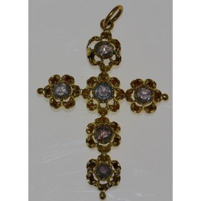 Croix Diamants 1880-1910.