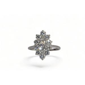 Diamond Navette Ring