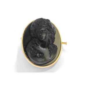  Art Nouveau Cameo Pendant Brooch