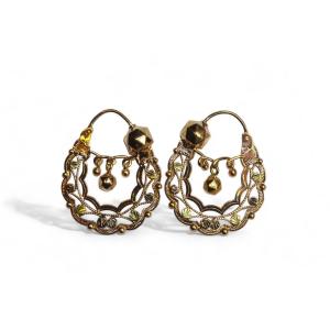  Savoyard Gold Hoop Earrings