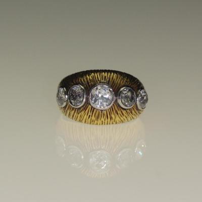 Gold And Diamond Ring