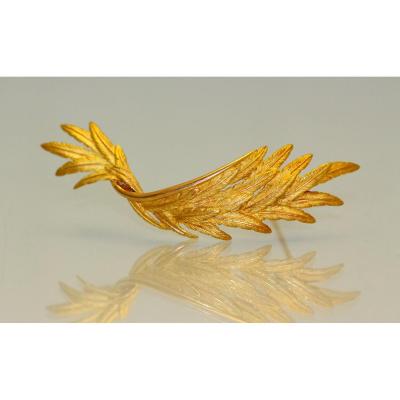 Broche Feuille 1950 - 1960