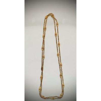 1900 Gold Long Necklace