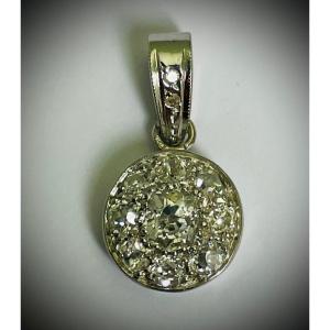 Art-deco Diamond Pendant