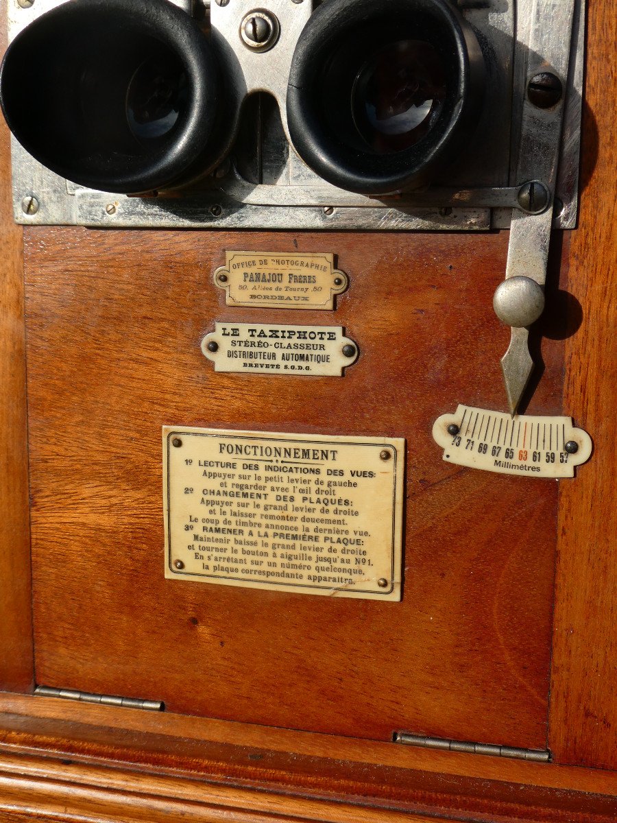 Viewer Stereoscope Taxiphote & His Office, Verascope Richard Pre Cinema Photographs-photo-3