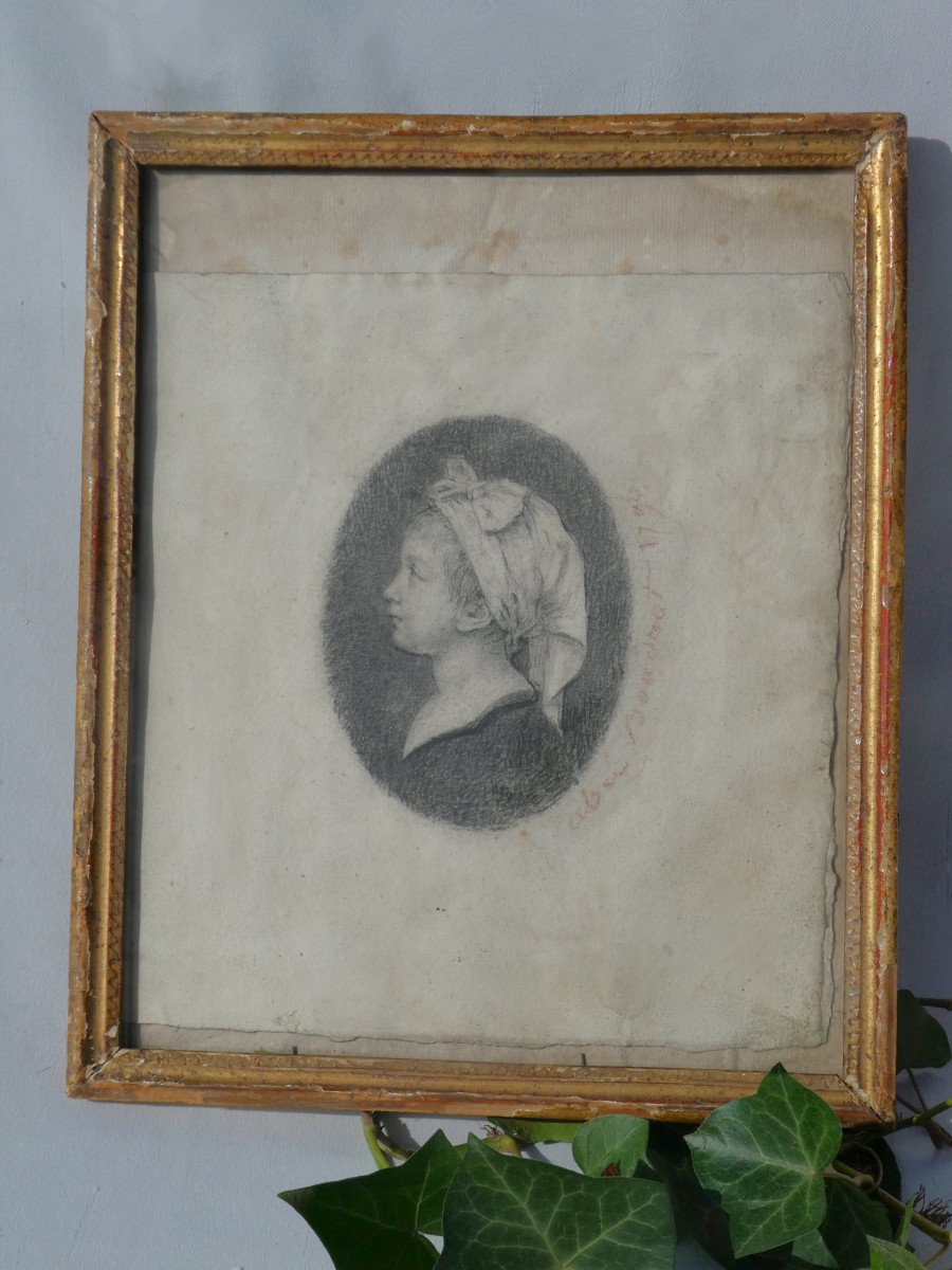 18th Century Portrait, Louis XVII Dauphin Son Of Marie Antoinette & Louis XVI Signed-photo-2