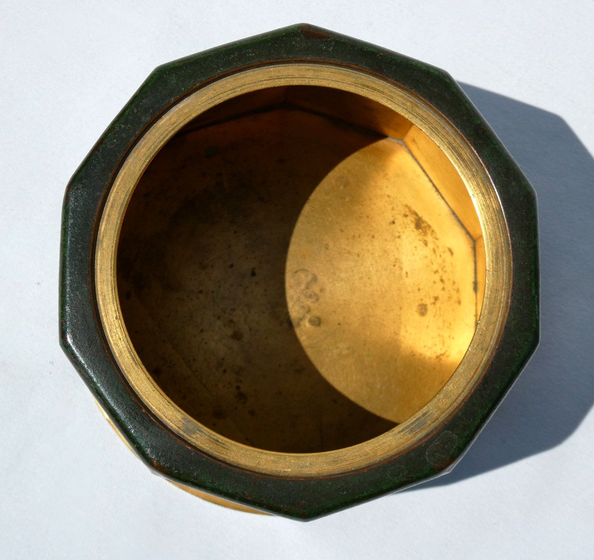 Art Deco Biscuit Box, Bonbonniere Christofle Around 1920-1930, Christian Fjerdingstad, Dinanderie-photo-2