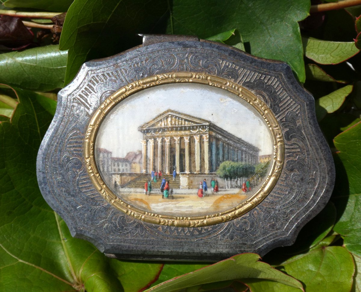 Porte Monnaie époque Napoleon III , Eglise De La Madeleine à Paris , Mode , Reticule 