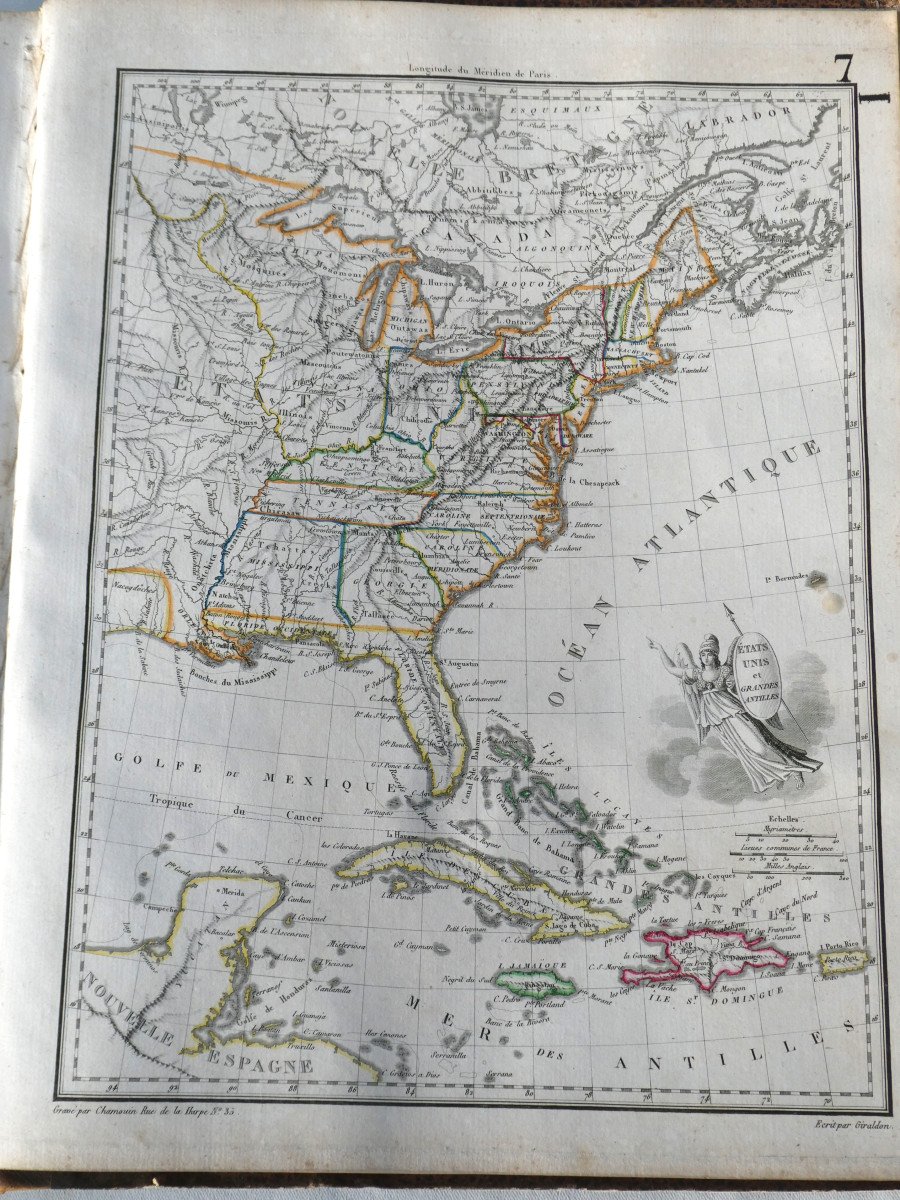 Atlas Supplementaire Du Precis De Geographie Universelle , Malte Brun , époque Empire , Cartes -photo-6