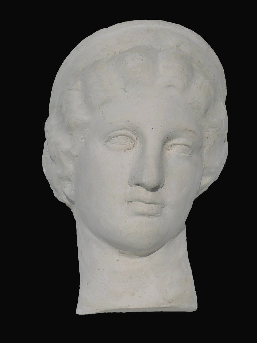 Buste à l'Antique Moulage En Platre De Déesse Grecque , Mythologie travail d'Atelier Sculpture-photo-2