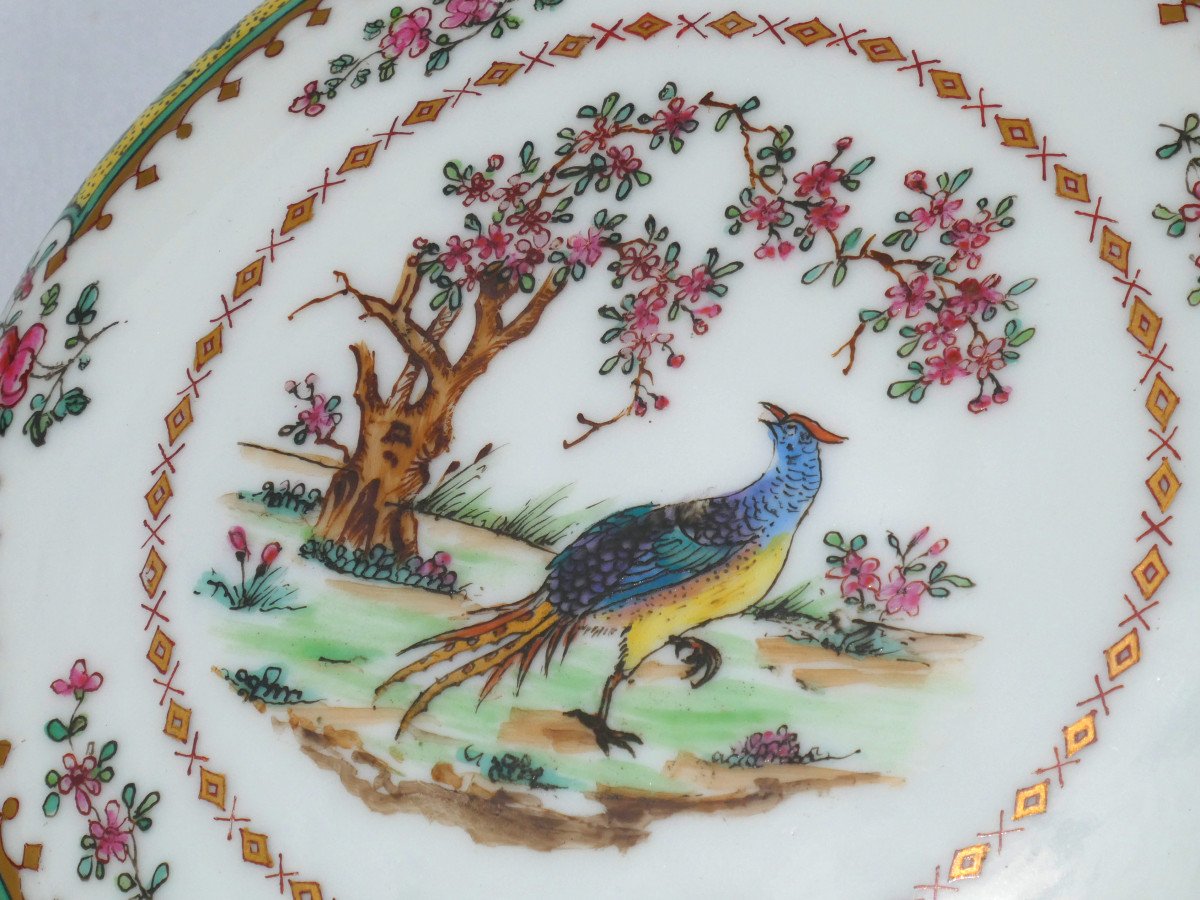 Grande Bonbonniere Boite à Bijoux En Porcelaine De Samson Style Chine XIXe Compagnie Des Indes-photo-1