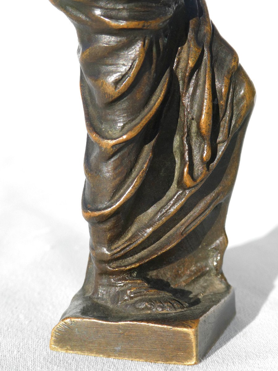 Bronze  à l'Antique XIXe , Venus De Milo , Sculpture , Souvenir Du Grand Tour -photo-3