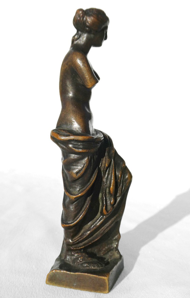 Bronze  à l'Antique XIXe , Venus De Milo , Sculpture , Souvenir Du Grand Tour -photo-4