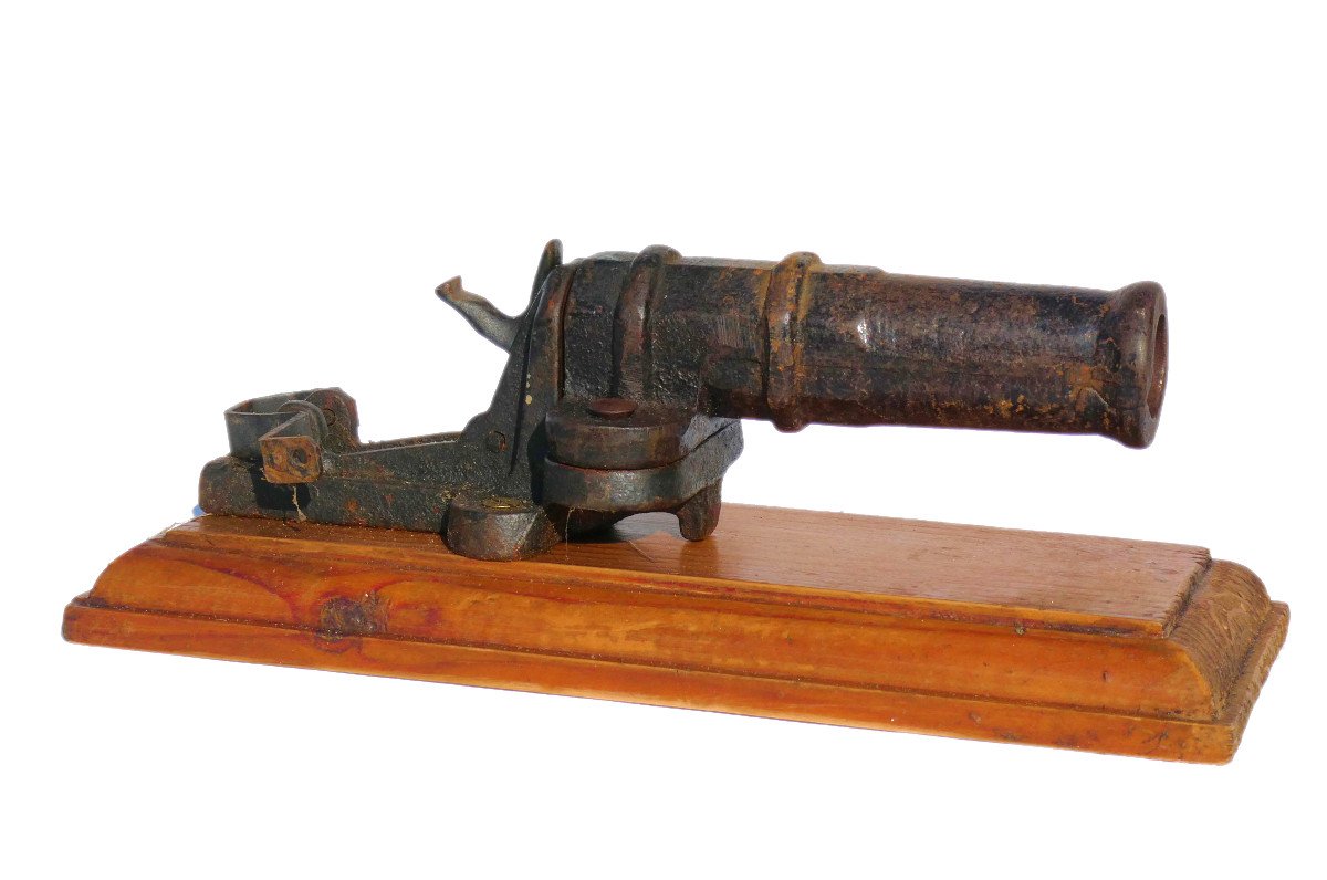 Scarecrow Cannon, 1900s, Manufrance, Hunting, Cast Iron, 19th Century Weapon Alarm