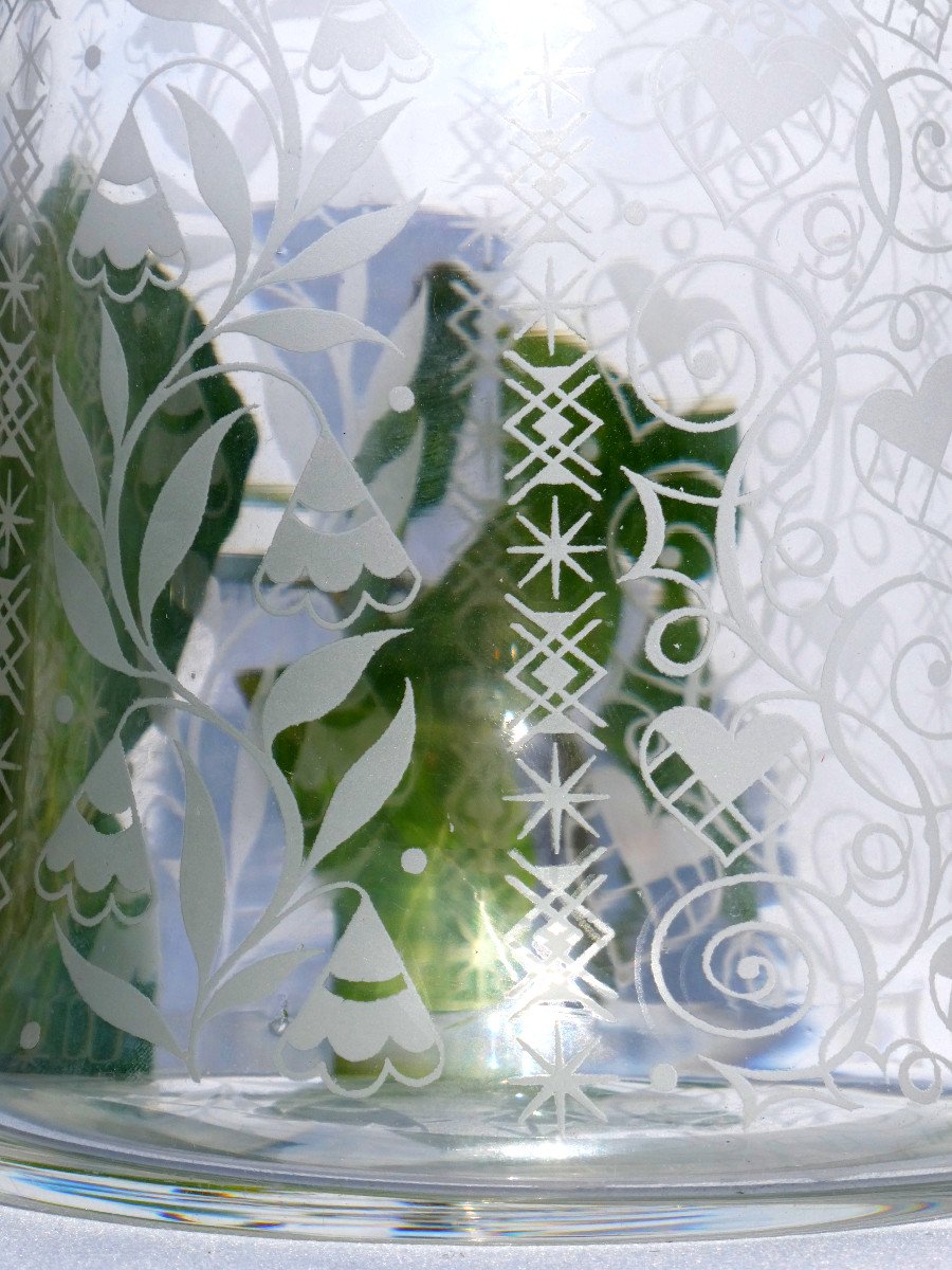 Service En Cristal De Baccarat , Modele Argentina , Art Deco , Carafe à Whisky , Aperitif Verre-photo-6