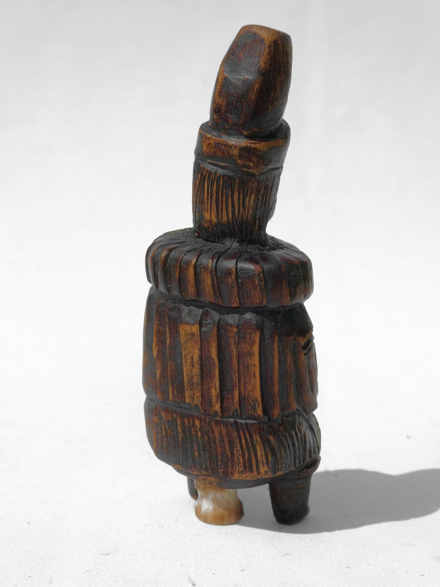 Flemish Snuffbox, Secouette, Croteux Character, 18th Century, Gilles De Binches? Secouette -photo-3