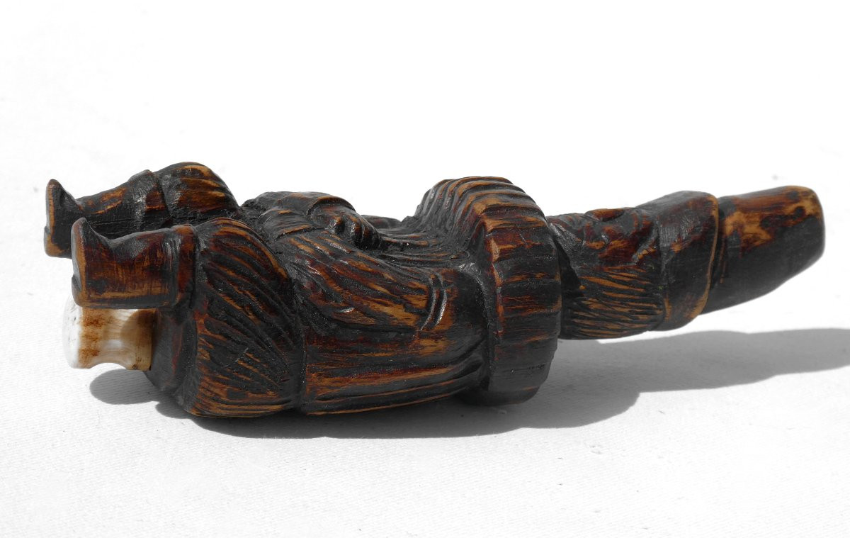 Flemish Snuffbox, Secouette, Croteux Character, 18th Century, Gilles De Binches? Secouette -photo-1