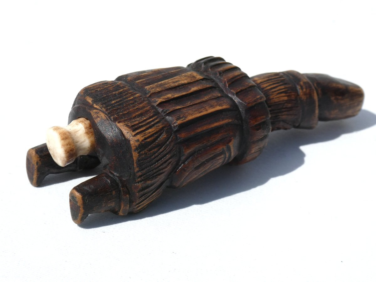 Flemish Snuffbox, Secouette, Croteux Character, 18th Century, Gilles De Binches? Secouette -photo-4