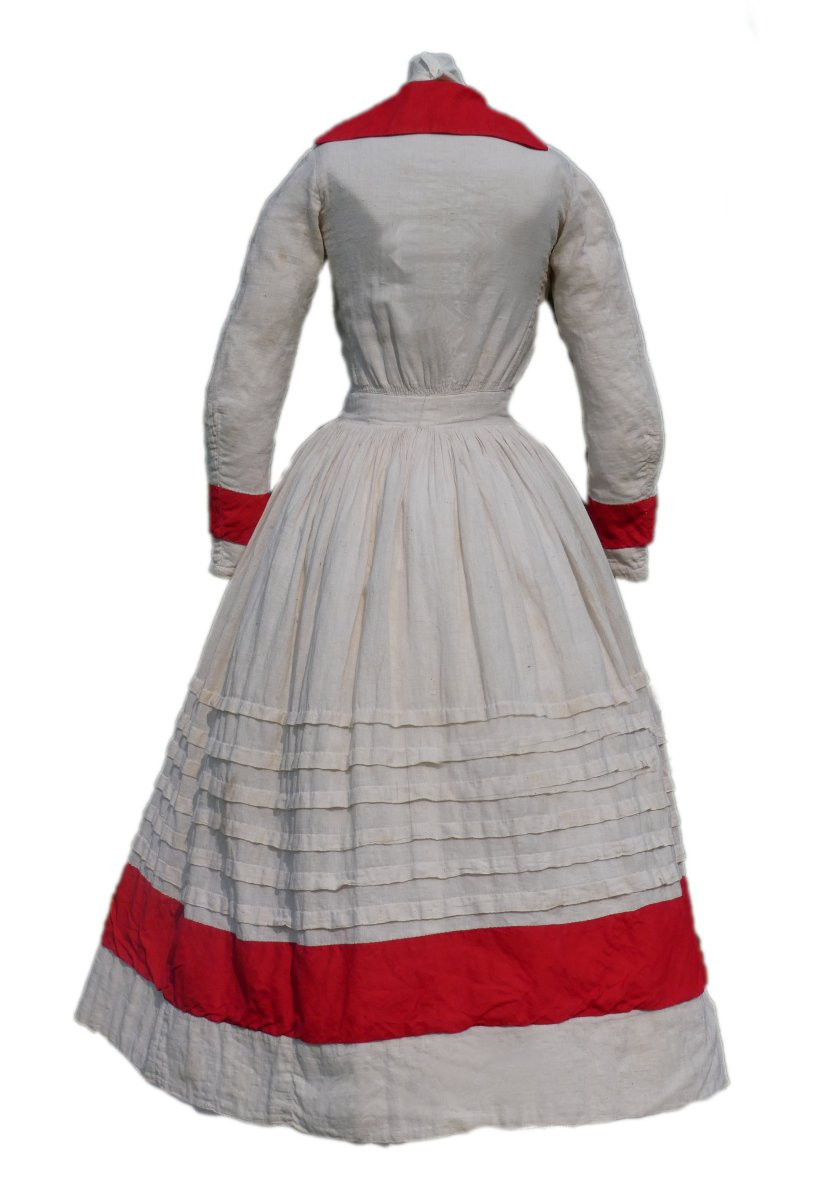 Tenue De Tennis Epoque 1880 , Costume De Sport XIXe , Robe De Gymnastique , -photo-2