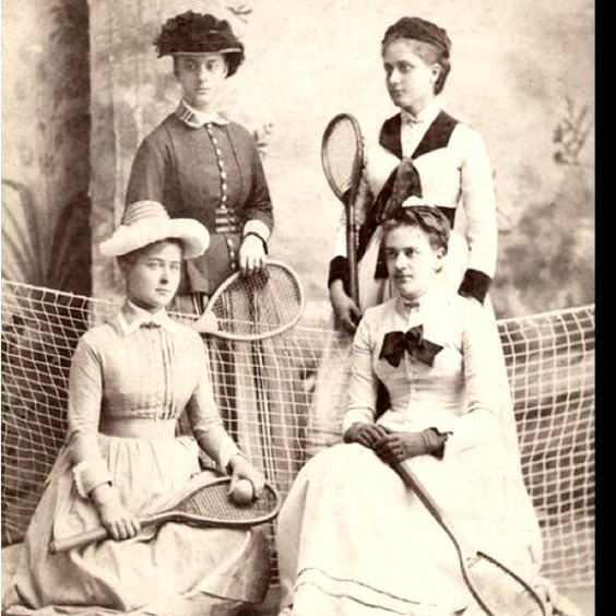 Tenue De Tennis Epoque 1880 , Costume De Sport XIXe , Robe De Gymnastique , -photo-4