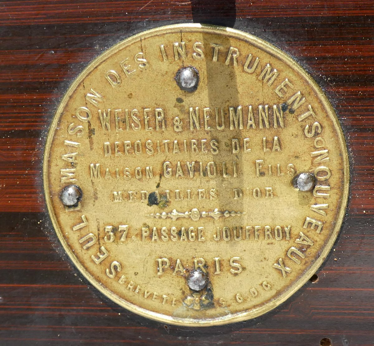 Napoleon III Period Living Room Music Box / Case, Weiser And Neuman Paris Gavioli-photo-1