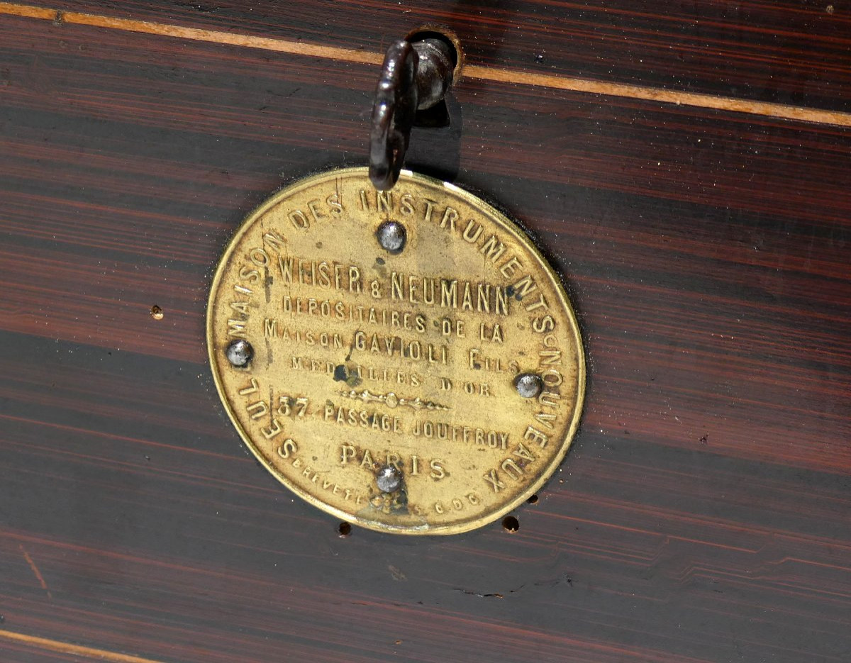 Napoleon III Period Living Room Music Box / Case, Weiser And Neuman Paris Gavioli-photo-3