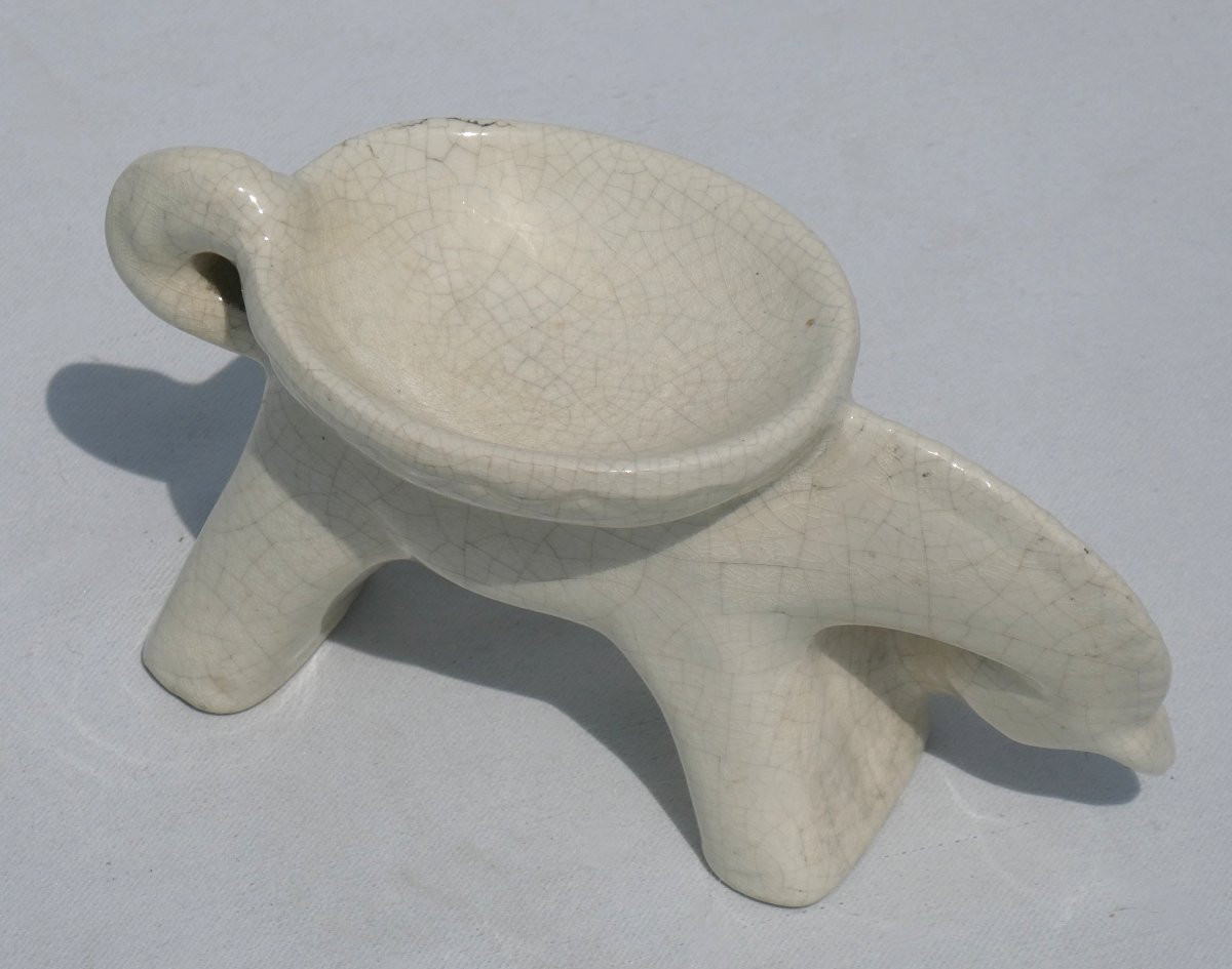 Art Deco Period Ring Sizer, Cracked Earthenware Horse, 1920, Empty Pocket, Saint Clement -photo-2
