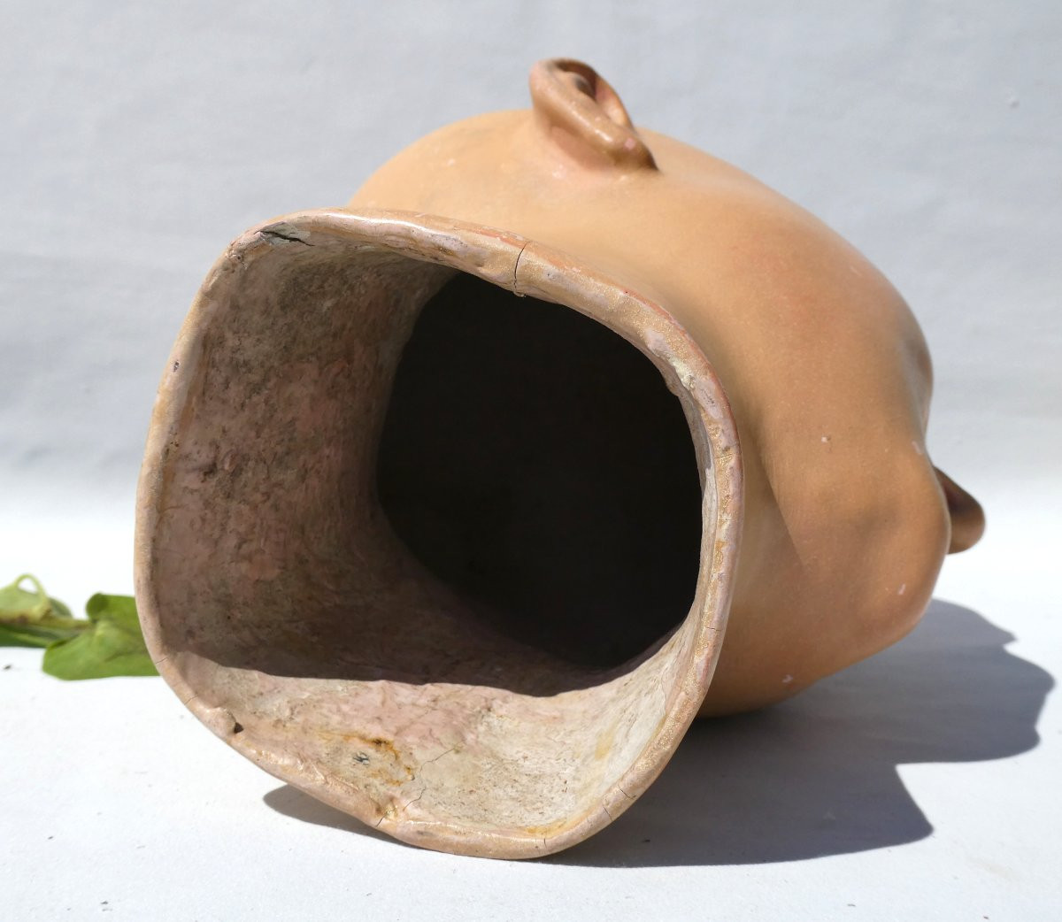 Late 19th Century Marotte, Papier Mache Mannequin Head, Sulphide Eyes, Stockman Wig-photo-4