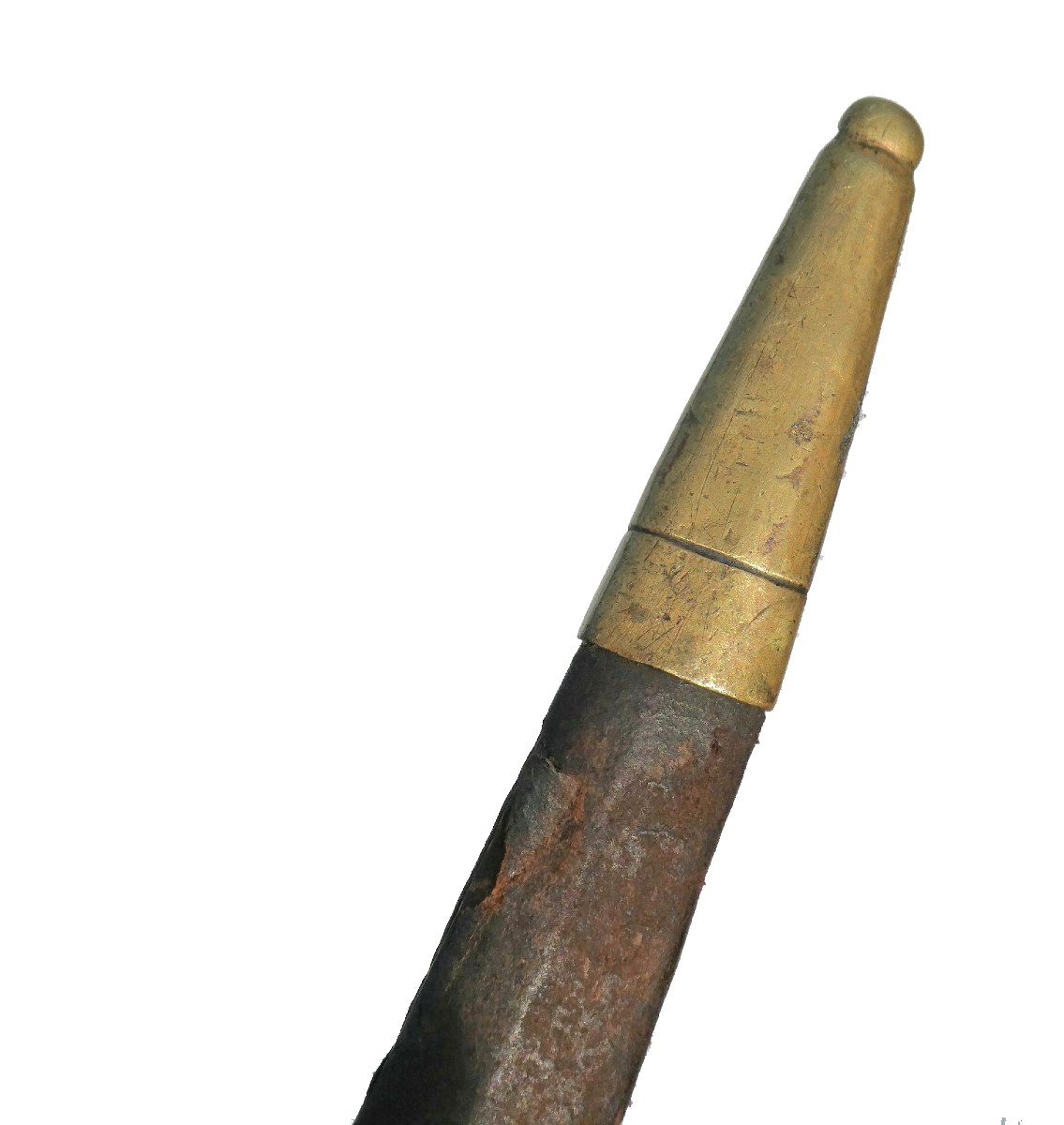 Large Hunting Dagger, 18th Century, Wolf / Fox, Louis XVI Hunting Weapon-photo-3