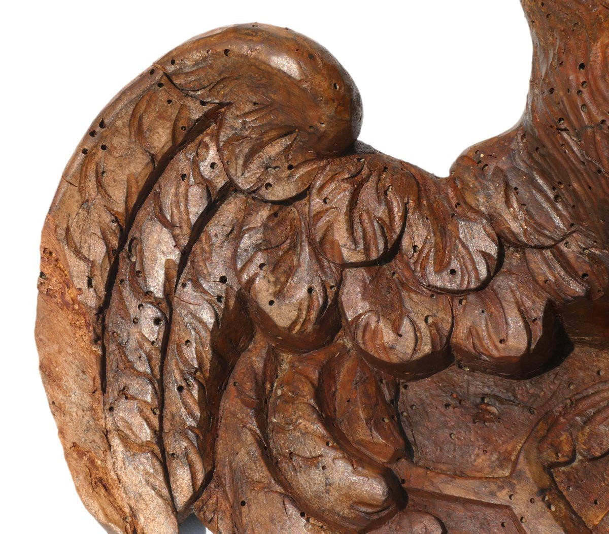Sculpture En Bois , Aigle D'apothicaire , Boiserie Epoque XVIIIe , Pharmacie-photo-3