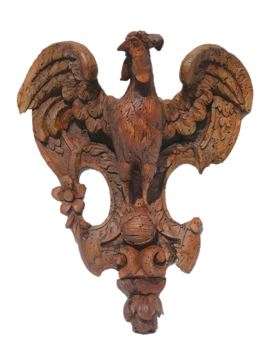 Sculpture En Bois , Aigle D'apothicaire , Boiserie Epoque XVIIIe , Pharmacie