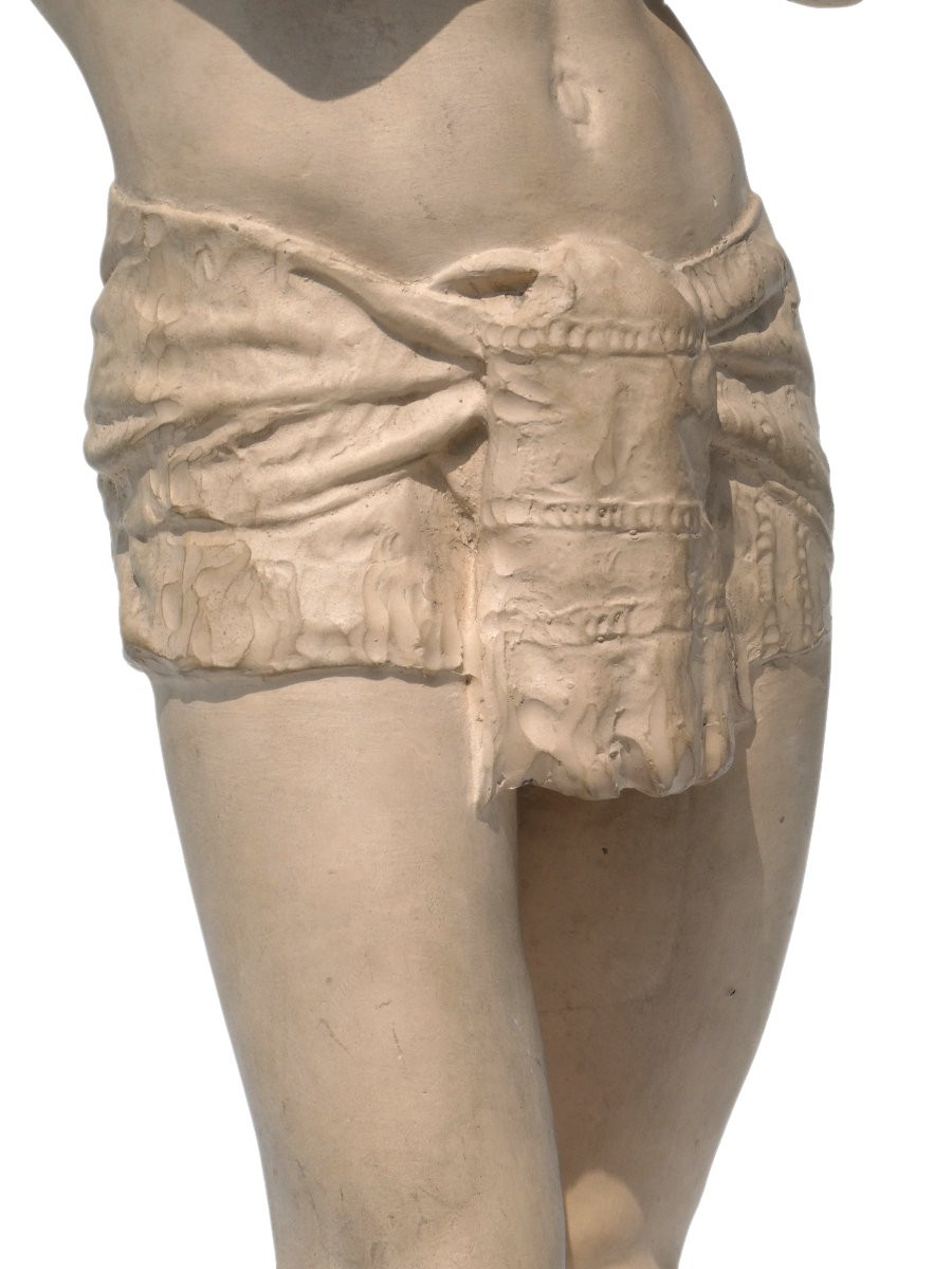 Sculpture En Terre Cuite , Homme Torse Nu , Sportif Vers 1890 , Jorgensen Kobenhavn , Sport-photo-2