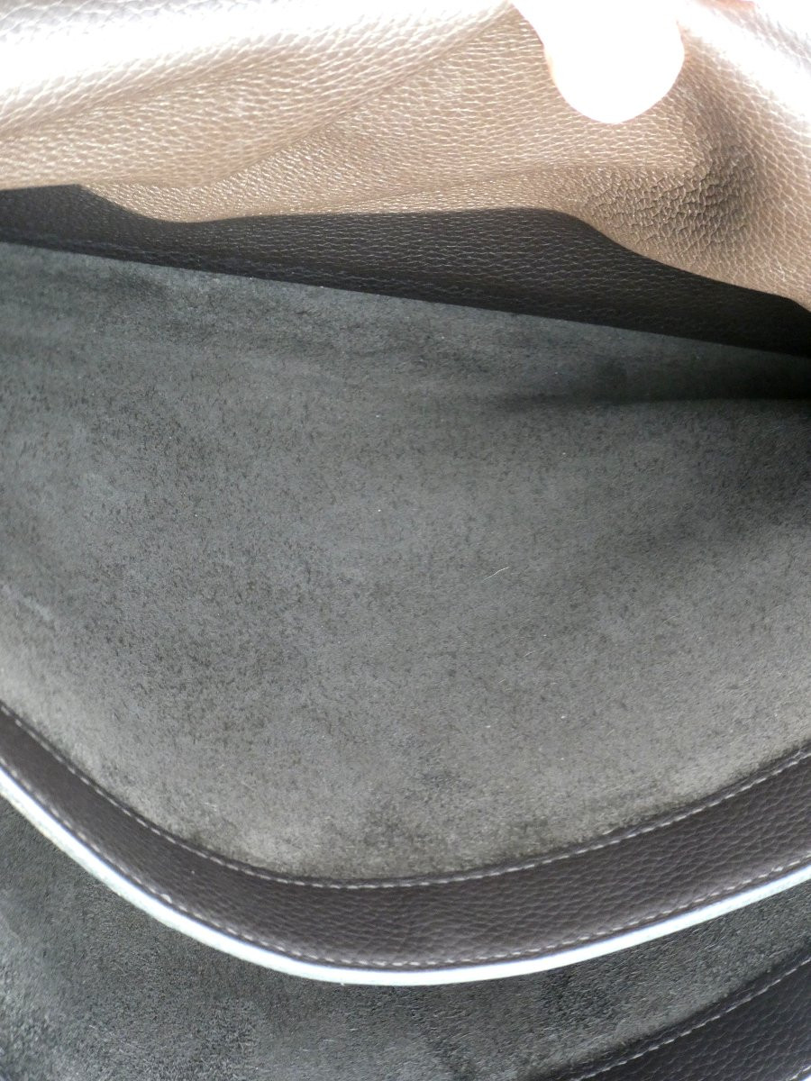 Document Holder/briefcase, Signed Hermes, Street Art, Leather Satchel, Perfect Condition-photo-3