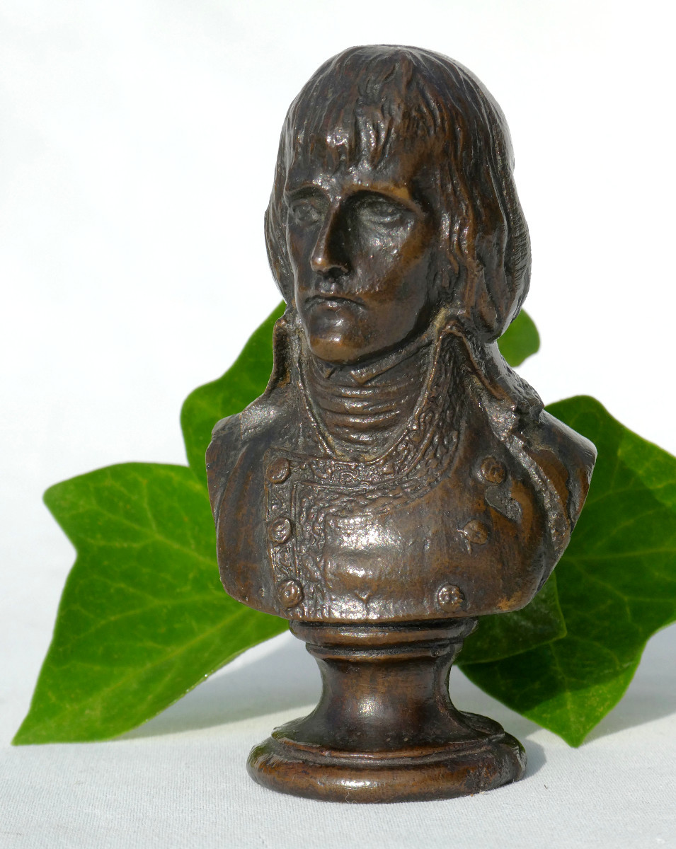 Bronze Bust Of General Bonaparte After Louis Simon Boizot, 19th Century