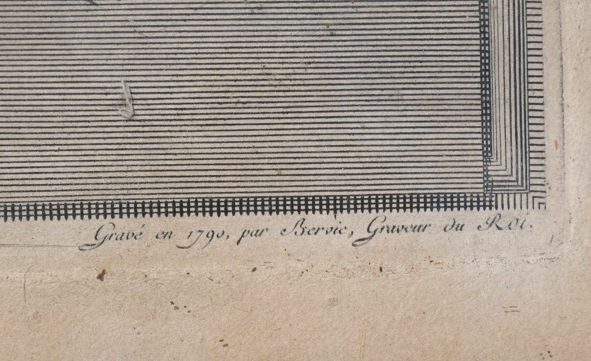 Grande Gravure Epoque XVIIIe , Louis XVI En Habit De Sacre , Souvenir Historique , Royauté-photo-3