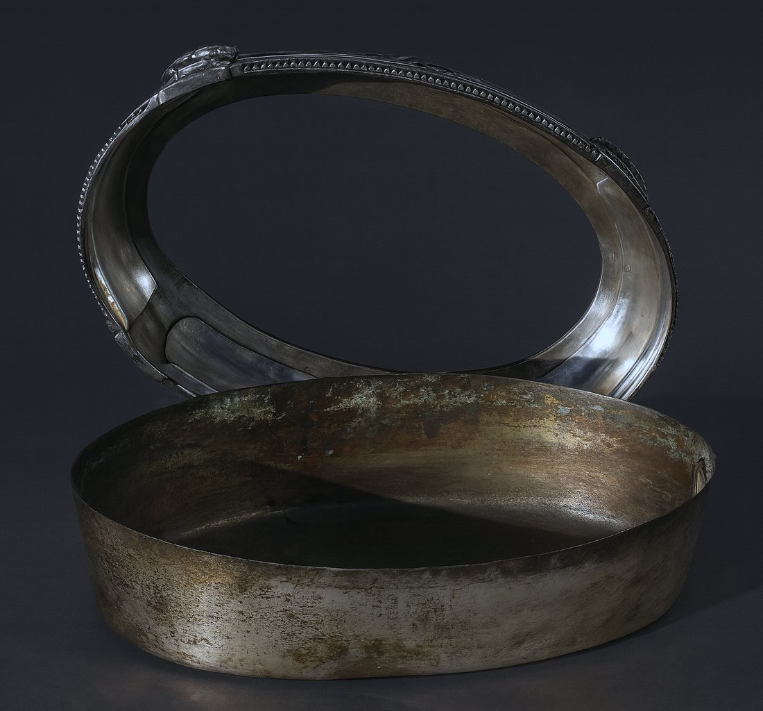 Large Planter, Centerpiece, Signed Gallia/christofle; Silver-plated Metal, Circa 1900, Vase-photo-3