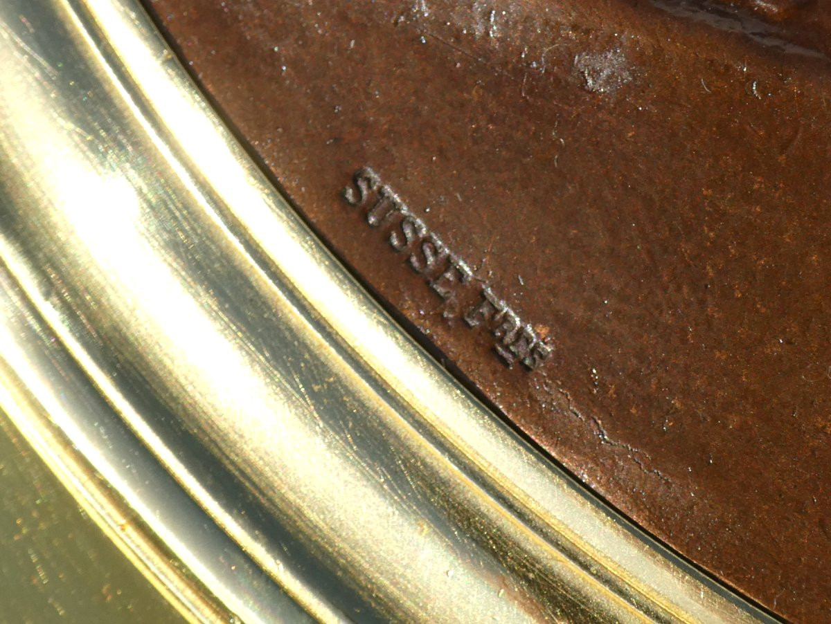 Antique Tazza Bronze , Ferdinand Levillain , Susse Freres , 19th Century -photo-2