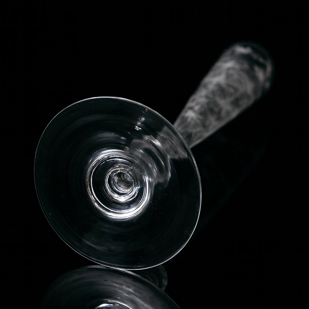 Set Of 6 Baccarat Engraved Crystal Flutes, 19th Century, For Vodka, Liqueur, And Other Drinks. -photo-3