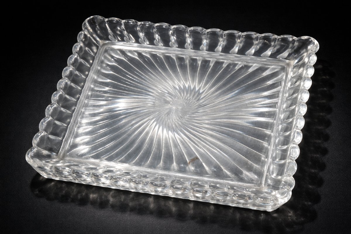 Double Encrier En Cristal De Baccarat , Bambou Tors XIXe , Essuie Plume Objet d'Ecriture Bureau-photo-3