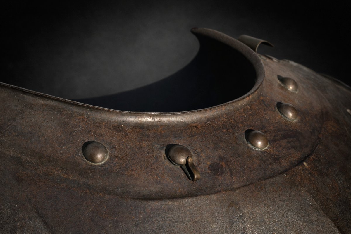 19th Century Military Cuirass Breastplate, Second Empire, Cuirassier/cavalryman Uniform-photo-3