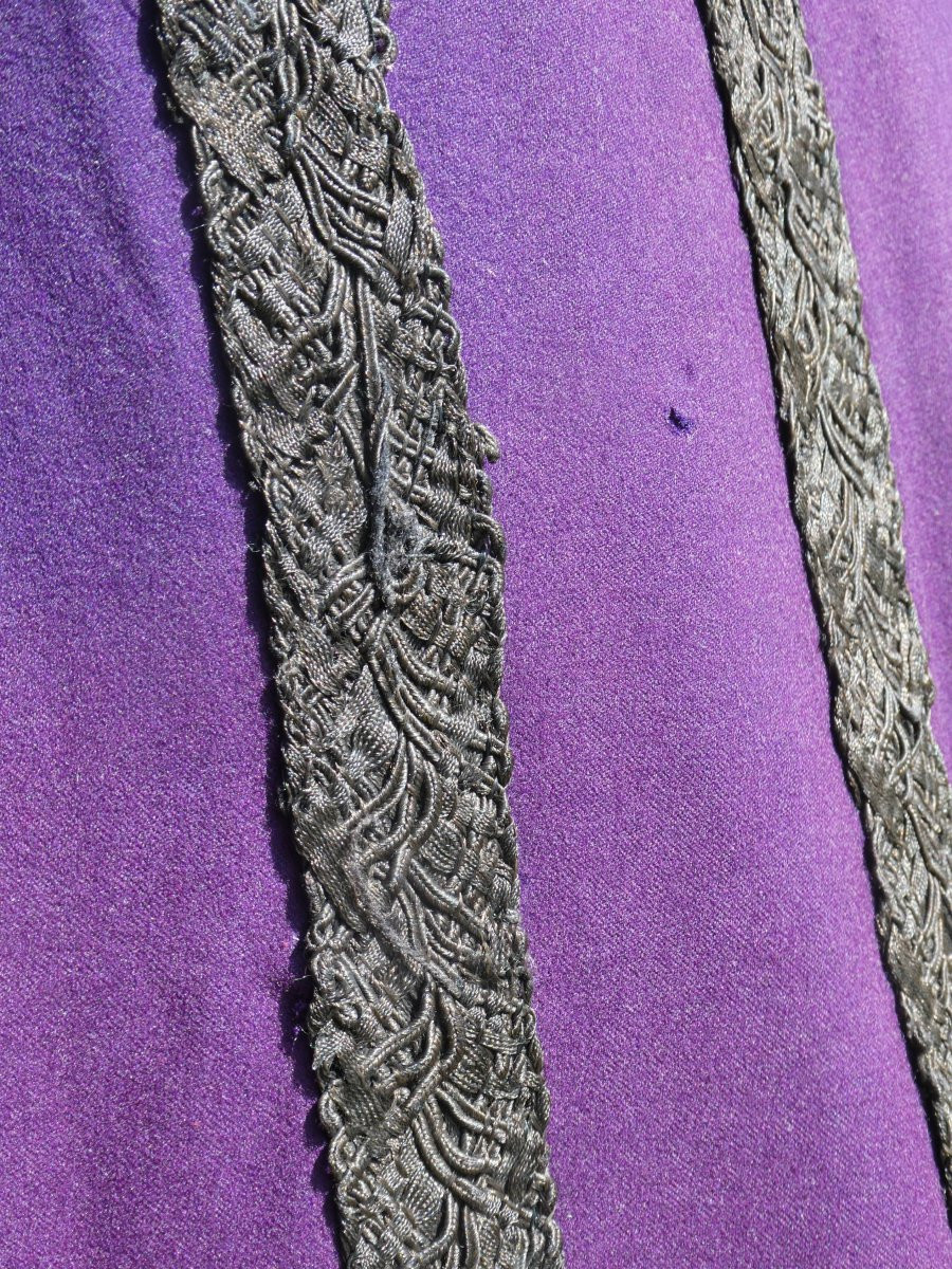 1900s Dress, Purple Wool Suit For Women, Belle époque Costume, 19th Century Fashion-photo-3