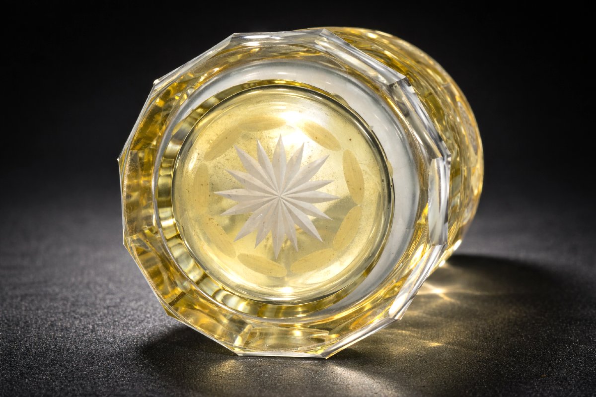 Engraved Glass Goblet, 19th Century, Young Woman At The Temple, 18th-century Style, Marianne-photo-4