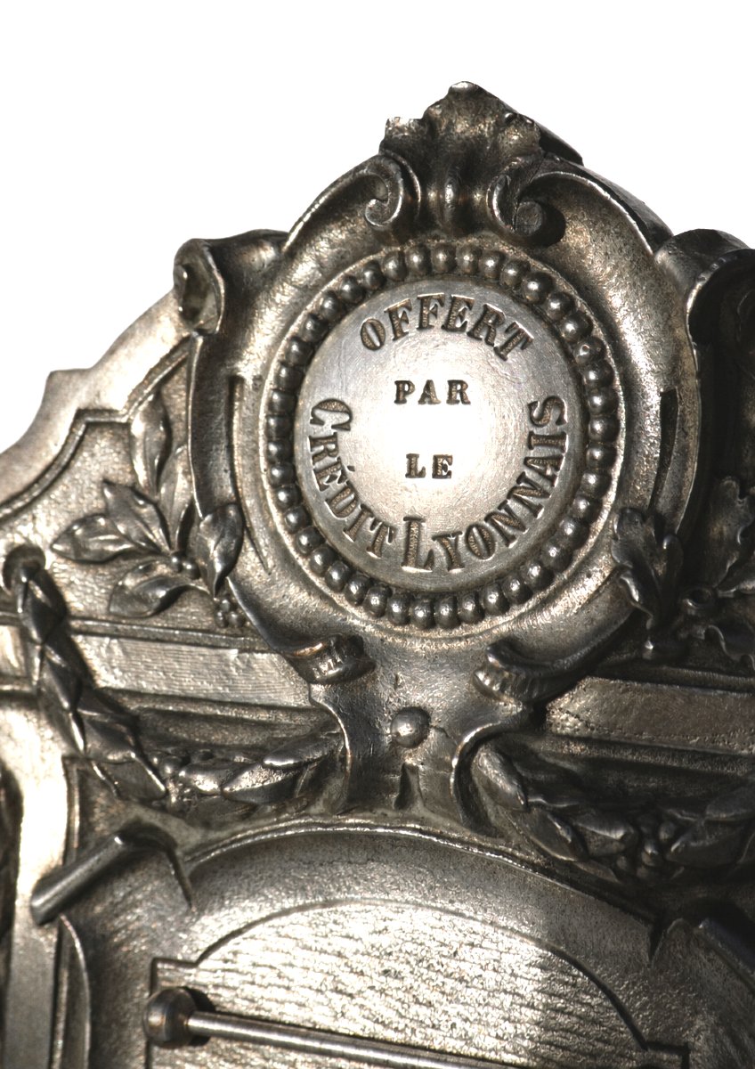 Medal Holder / Decoration In Gilt Bronze, Louis XVI Style, Box Frame, Medailler 1900-photo-1