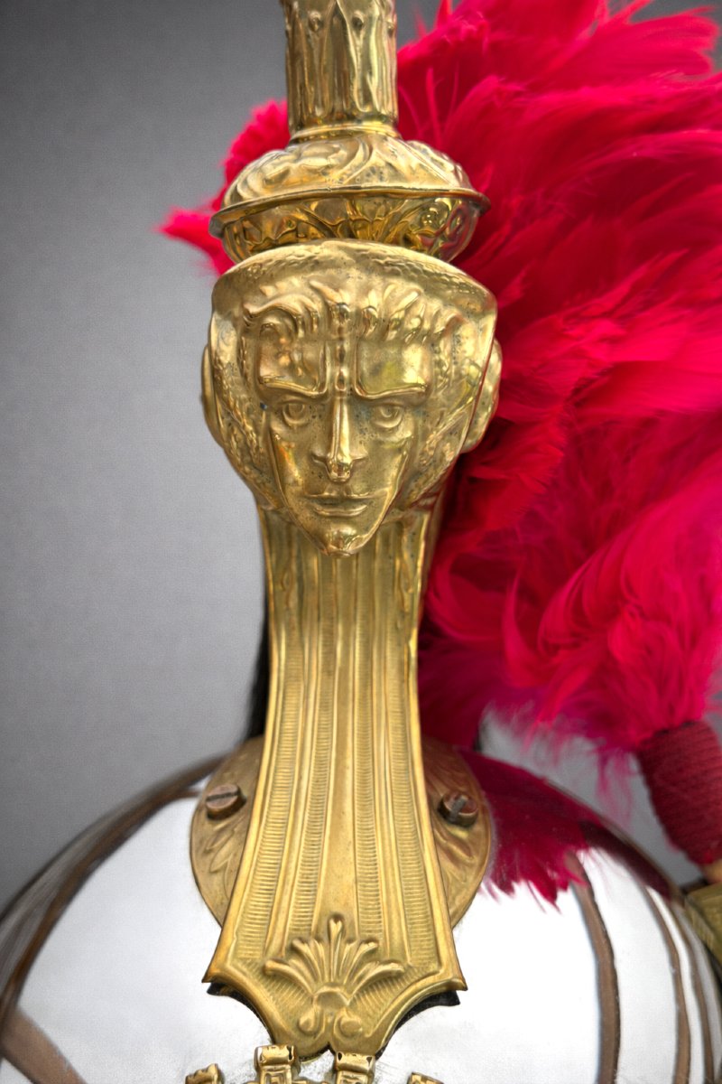 Military Cavalry Helmet, Republican Guard, Republic, Music/trumpet, Uniform-photo-2